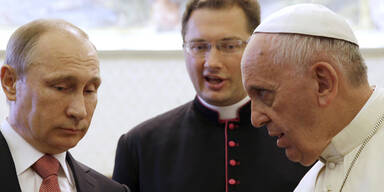 Putin lässt Papst eine Stunde lang warten