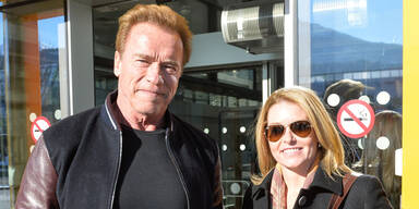 Arnold Schwarzenegger & Heather Milligan in Innsbruck