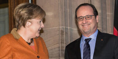 Merkel und Hollande kooperieren in Flüchtlingskrise