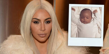 Kim Kardashian zeigt Saint West