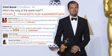 Oscars: Leo DiCaprio wird im Netz gefeiert