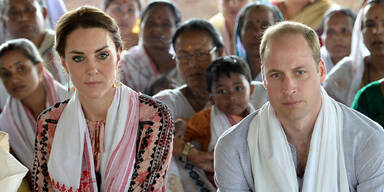 Herzogin Kate und Prinz William in Indien