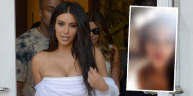 Kim Kardashian: No-Make-up-Selfie