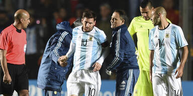 Messi verletzt ins Spital gebracht