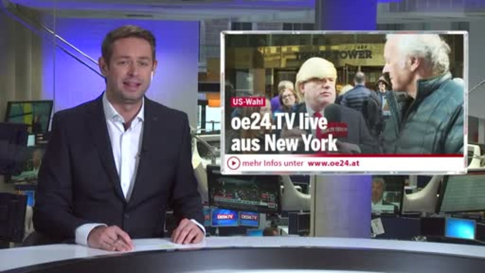 ÖSTEREICH-Reporter aus dem CNN-Studio - oe24.tv