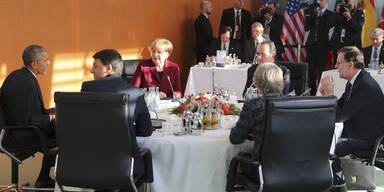 Obama Merkel May Rajoy Renzi Hollande