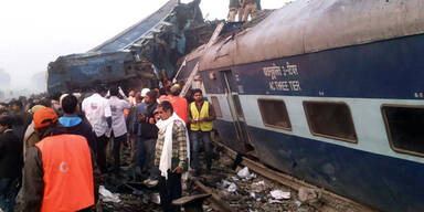 Indien: Fast 100 Tote nach Zugunglück