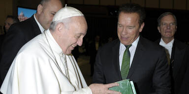 Arnold Schwarzenegger & Papst Franziskus