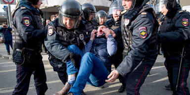 Moskau Proteste Festnahmen Demo