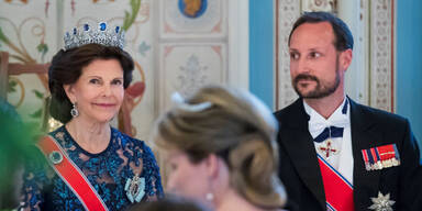 Prinz Haakon Königin Silvia von Schweden