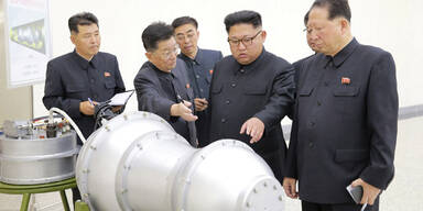 Nordkorea Kim Jong-un Wasserstoffbombe