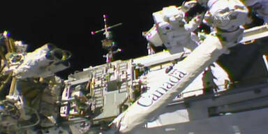 Zwei US-Astronauten warteten Raumstation ISS