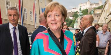 Angela Merkel in Salzburg