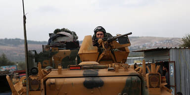 Assad-Truppen beschießen Türken-Konvoi