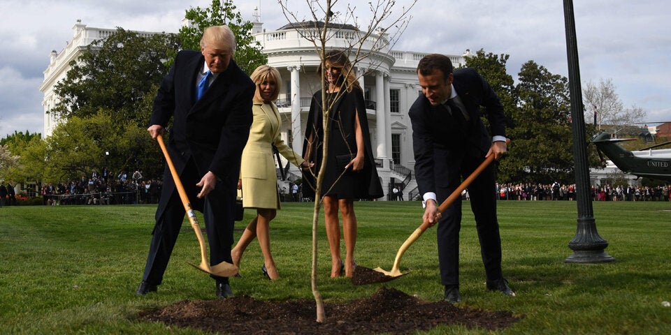 Trump Macron