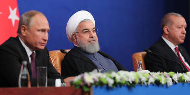 Gipfel: Putin, Erdogan und Rouhani wollen IS in Syrien vernichten