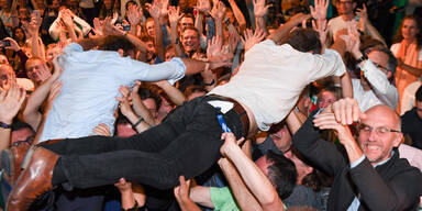 Habeck Hartmann Stagediving Grüne Bayern-Wahl