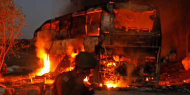 Hamas bombardiert Bus in Israel