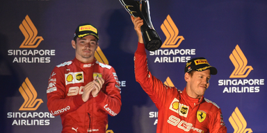 Ferrari-Doppelsieg! Vettel holt sich vor Leclerc Singapur-GP