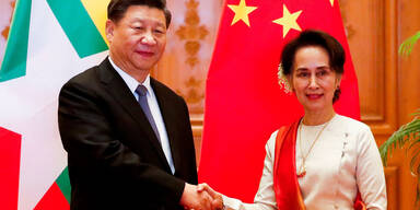 Xi Jinping Aung Sang Suu Kyi