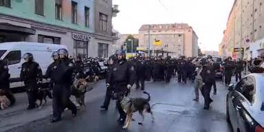 Demo-Bilanz: Zwei Festnahmen und verletzter Polizist