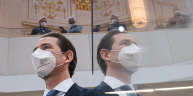 Sebastian Kurz mit Maske