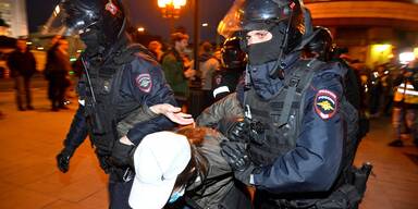 Über Tausend Festnahmen bei Protesten in Russland