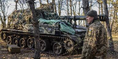 Cherson Artillerie Panzer Ukraine