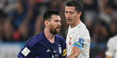 Lionel Messi und Robert Lewandowski