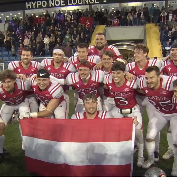 Österreichs Nationalteam ist Europameister im American Football