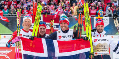 Norwegen Langlauf-Staffel