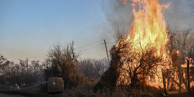 Russische Armee feuerte nahe Bachmut Phosphorbomben ab