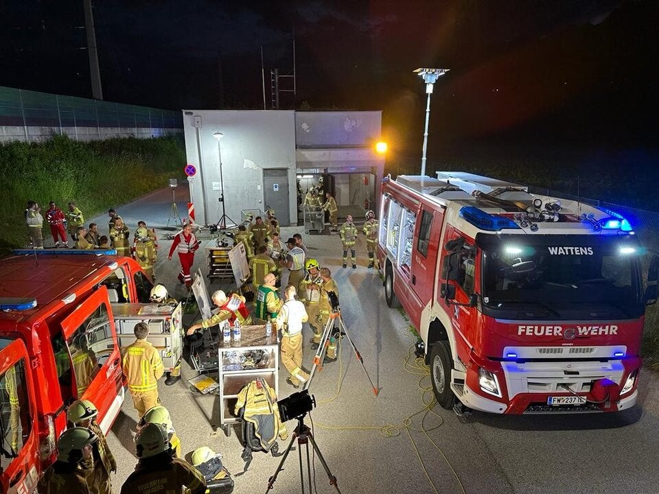 Brand Terfener Tunnel Fritzens Tirol