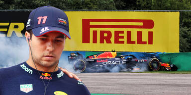 Sergio Perez Crash Ungarn