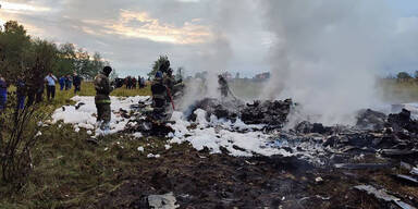 Prigoschin-Jet abgestürzt: Foto von der Absturz-Stelle