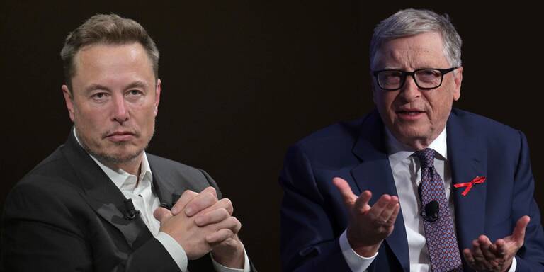 Elon Musk und Bill Gates