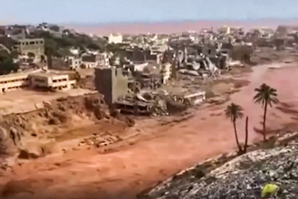 Katastrophale Überschwemmungen in Libyen