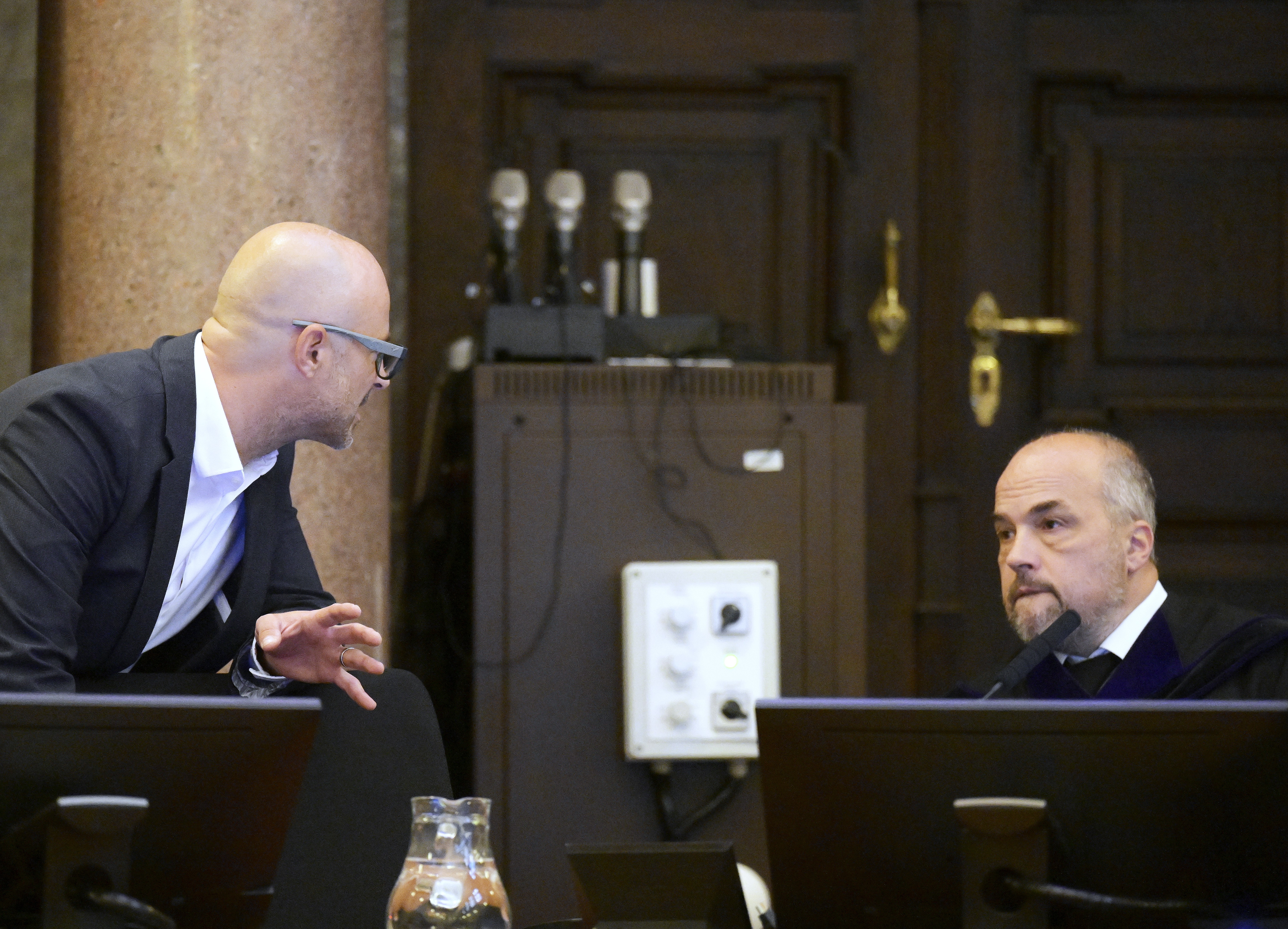 Staatsanwalt Gregor Adamovic und  Richter Michael Radasztics