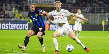 Salzburg unterlag in Champions League bei Inter Mailand 1:2