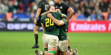 Südafrika hat das Finale der Rugby-WM gegen Neuseeland gewonnen