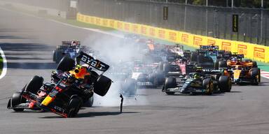Crash von Sergio Perez beim Grand Prix von Mexiko (29.10.2023)
