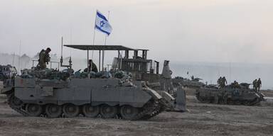 Israelische Panzer im Gazastreifen