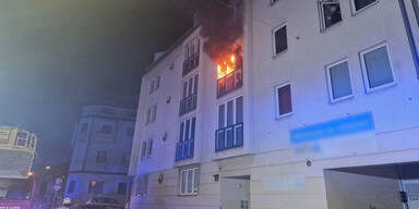 Zimmerbrand in Wien