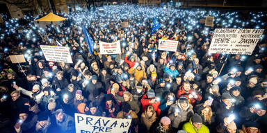 Slowakei Proteste Bratislava