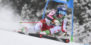Katharina Truppe im Soldeu-Slalom