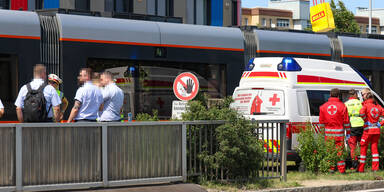 Straßenbahn-Unfall Leonding