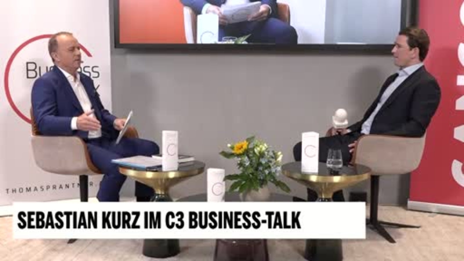 Sebastian Kurz im C3 Business-Talk - oe24.tv