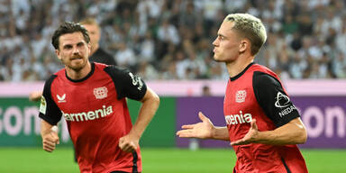 3:2 - Meister Leverkusen besiegt Mönchengladbach dank Elfer-Tor in Nachspielzeit!