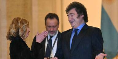 Argentiniens Präsident Javier Milei und Italiens Ministerpräsidentin Giorgia Meloni