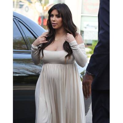 Kim Kardashian: Endlich im Schwanger-Look 